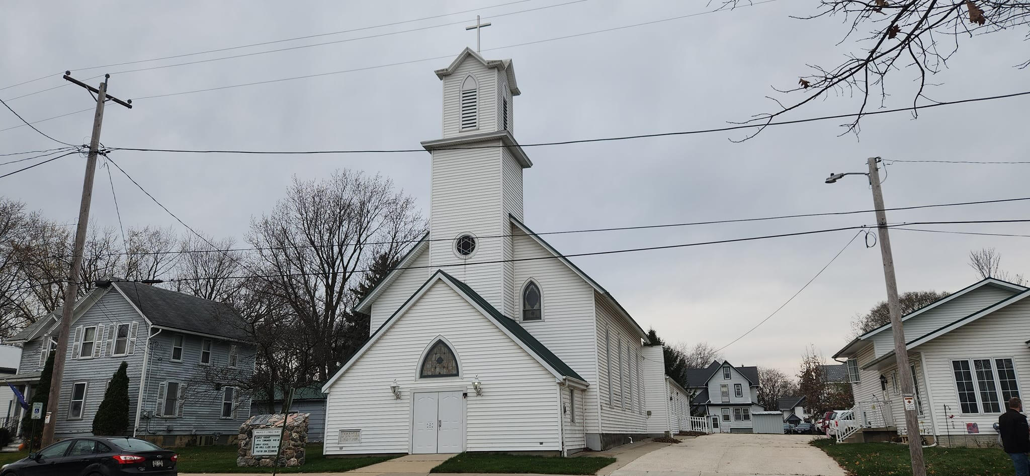 Exterior of Immanuel Lutheran Church in Reeseville, WI